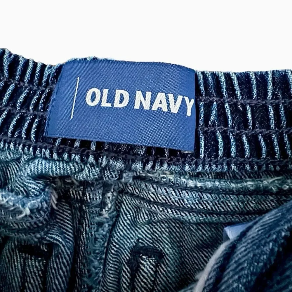 Old Navy Blue Denim Shorts Size 6-12 Months